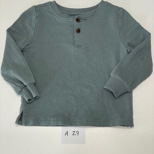 Little Sleepies vintage teal henley